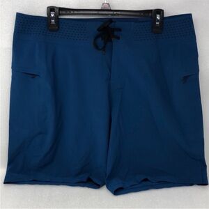 Lululemon Current State Board Shorts Blue With Black Trim Men’s Size 36